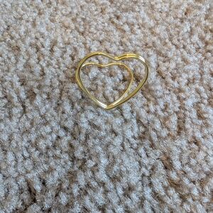 Gold Heart-Shaped Placecard Holders